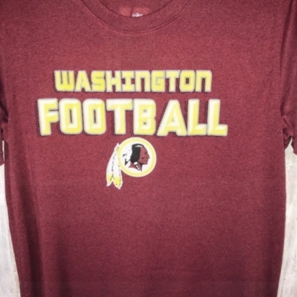 NFL Washington Football Team Red Tee Kids XL - Picture 2 of 5